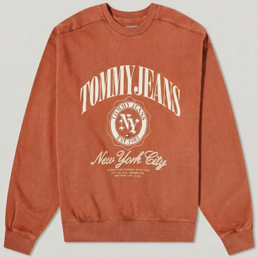 Crewneck Tommy J Burnt Orange